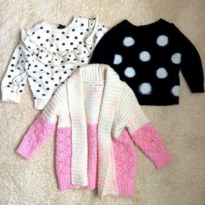 Toddler Girl Sweater Bundle
